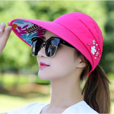 Baseball Caps Wholesale Imported China Hats Stock Outdoor Summer UV sunshade foldable fishing hat riding travel caps for women