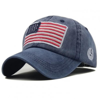 wholesale small order stock Washed old letter baseball cap usa flag cotton cap